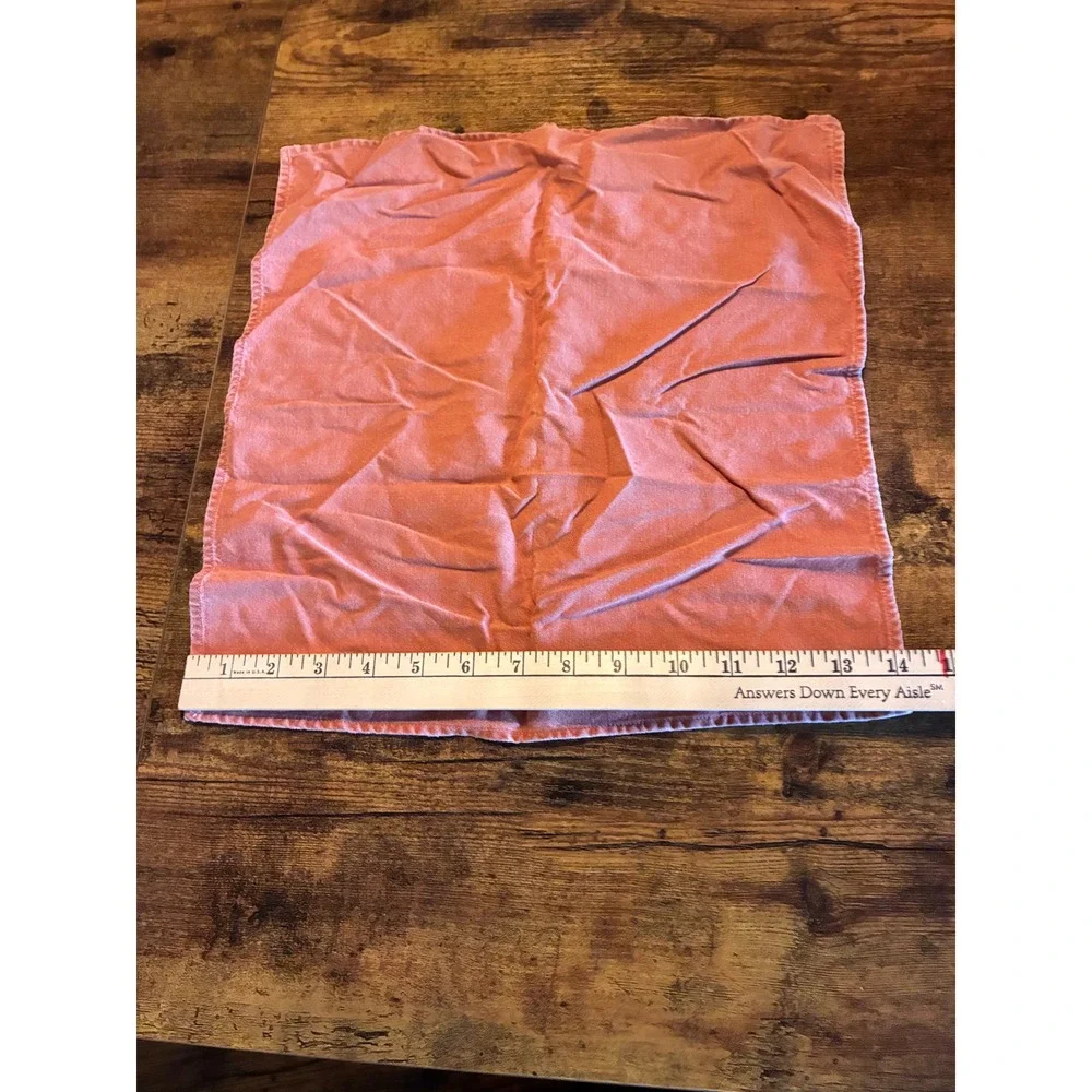 Unbranded Cloth Napkins Unisex OS Terracotta Fair Rustic Farmhouse Table Linens